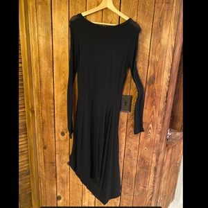 Asymmetrical flattering dress